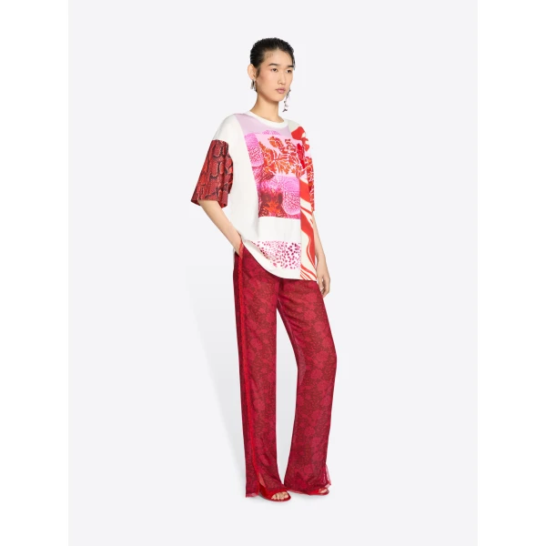 Dries Van Noten Printed cotton tee Top, view 3