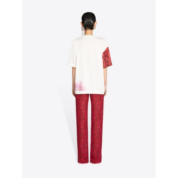 Dries Van Noten Printed cotton tee Top, view 4