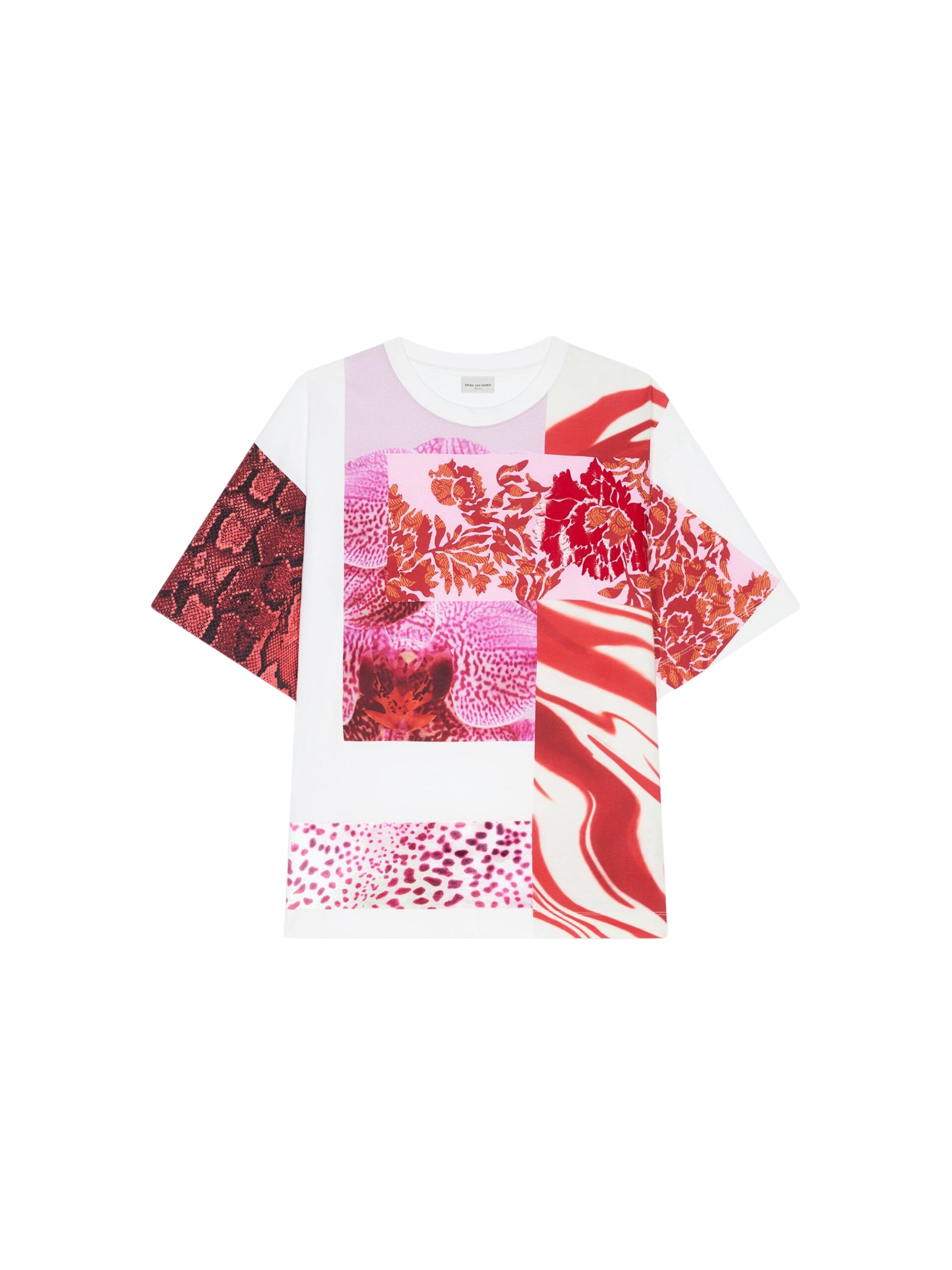Dries Van Noten Printed cotton tee Top