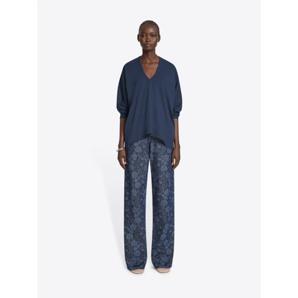 Dries Van Noten Printed denim pants, view 2
