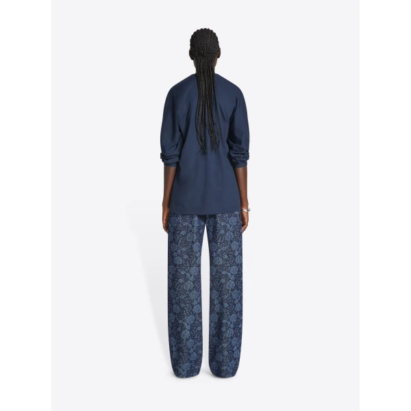 Dries Van Noten Printed denim pants, view 4