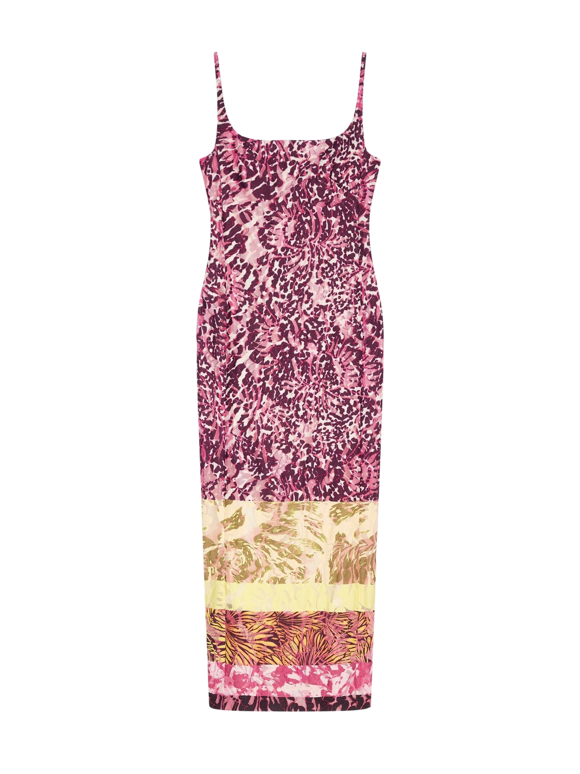 Printed fitted dress