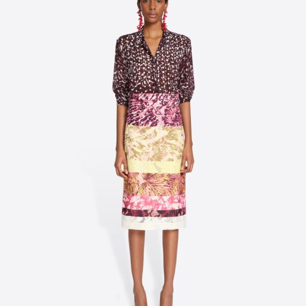 with Floral Composition print.