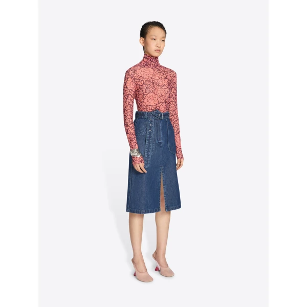 Printed turtleneck tee - Image 3