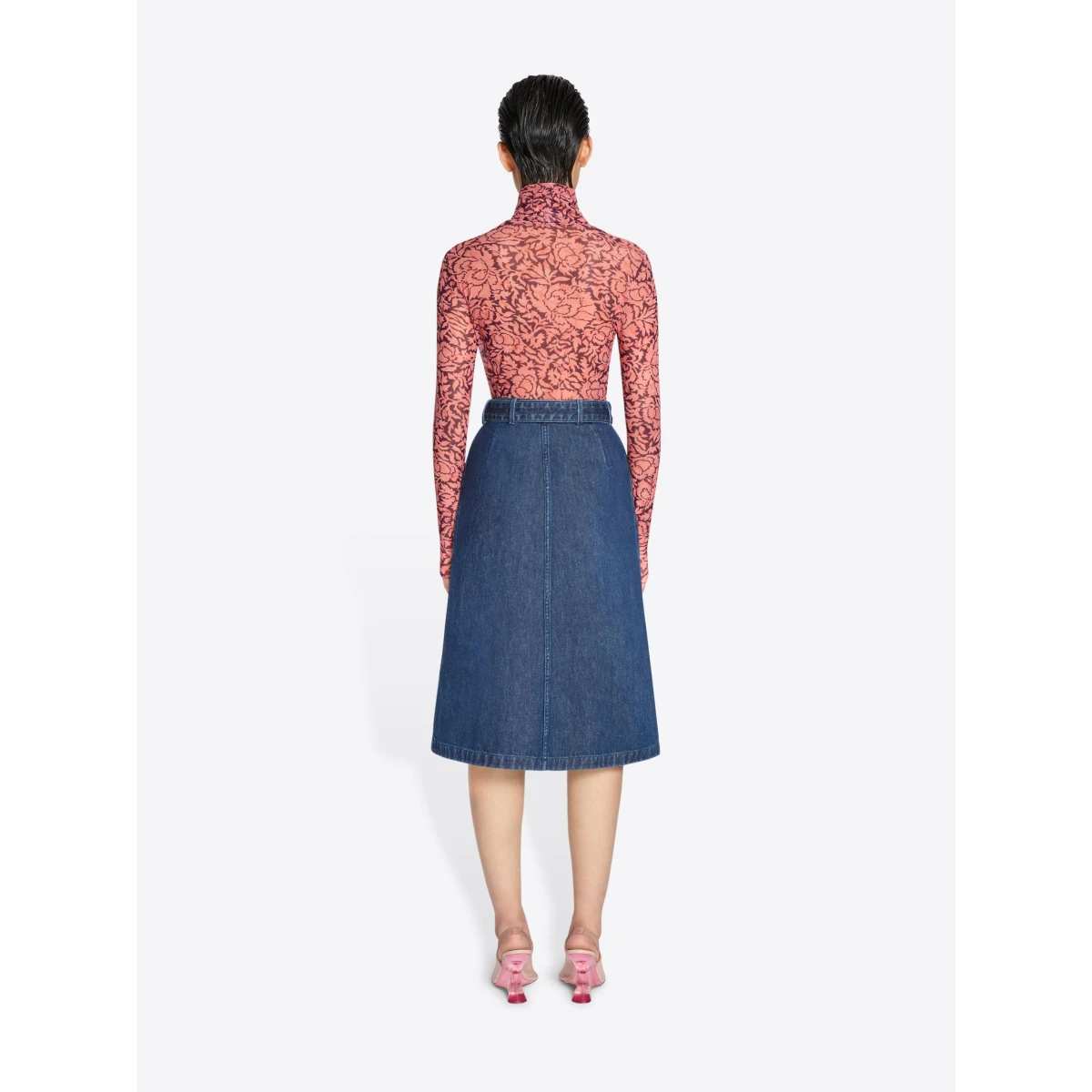 Printed turtleneck tee - Image 4