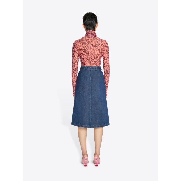 Printed turtleneck tee - Image 4