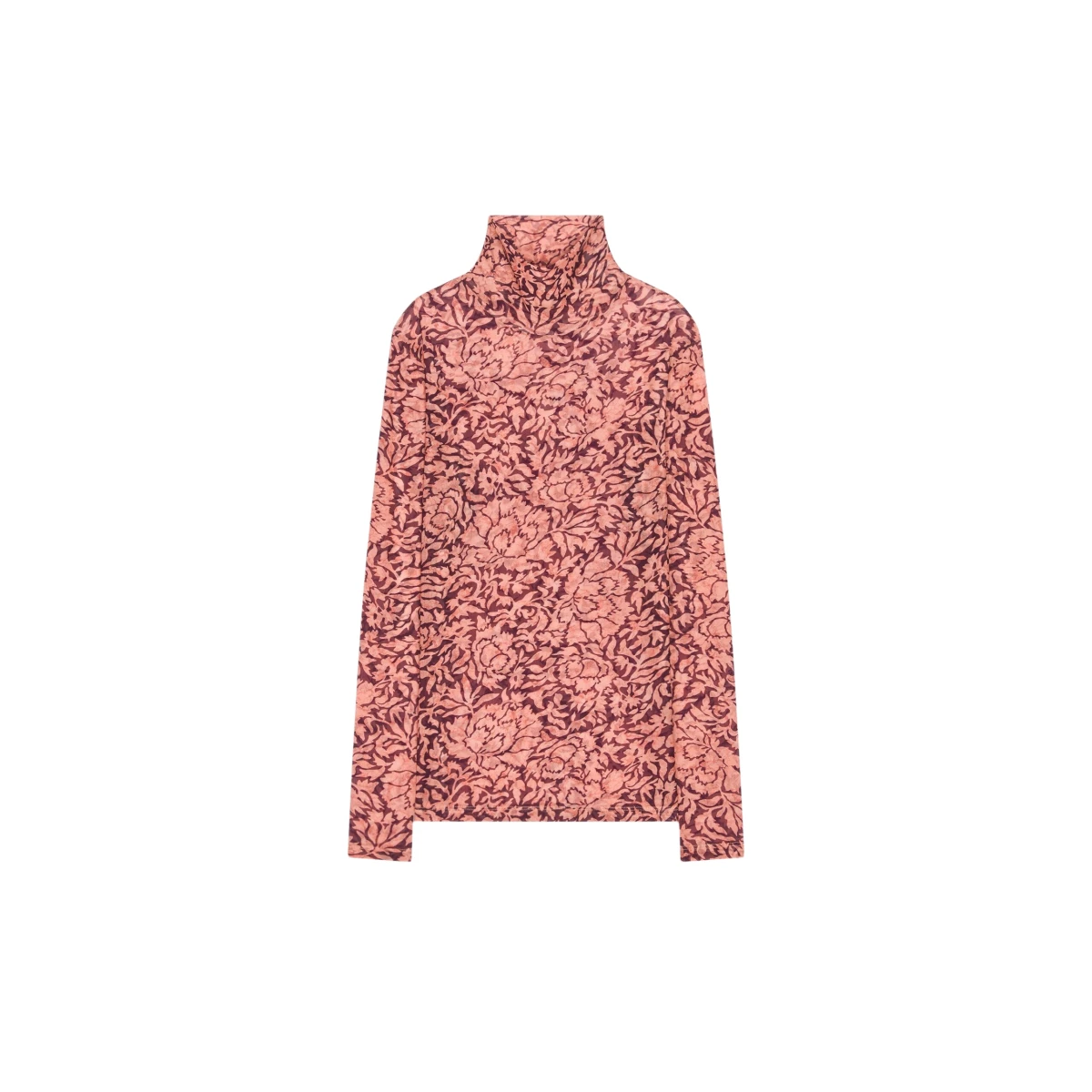 Printed turtleneck tee - Image 1