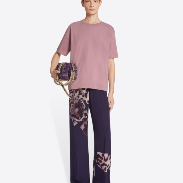 with placed Leopard Orchid print.