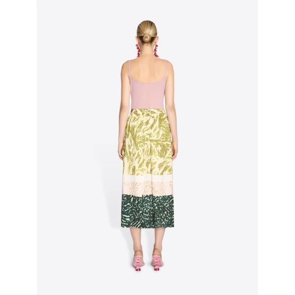 Printed viscose skirt - Image 4