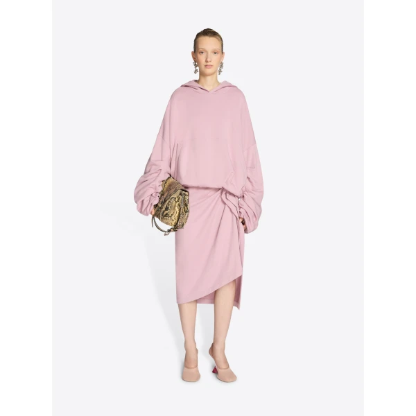 Dries Van Noten Ruffled cotton skirt, view 2