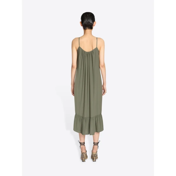 Dries Van Noten Ruffled slip dress, view 4
