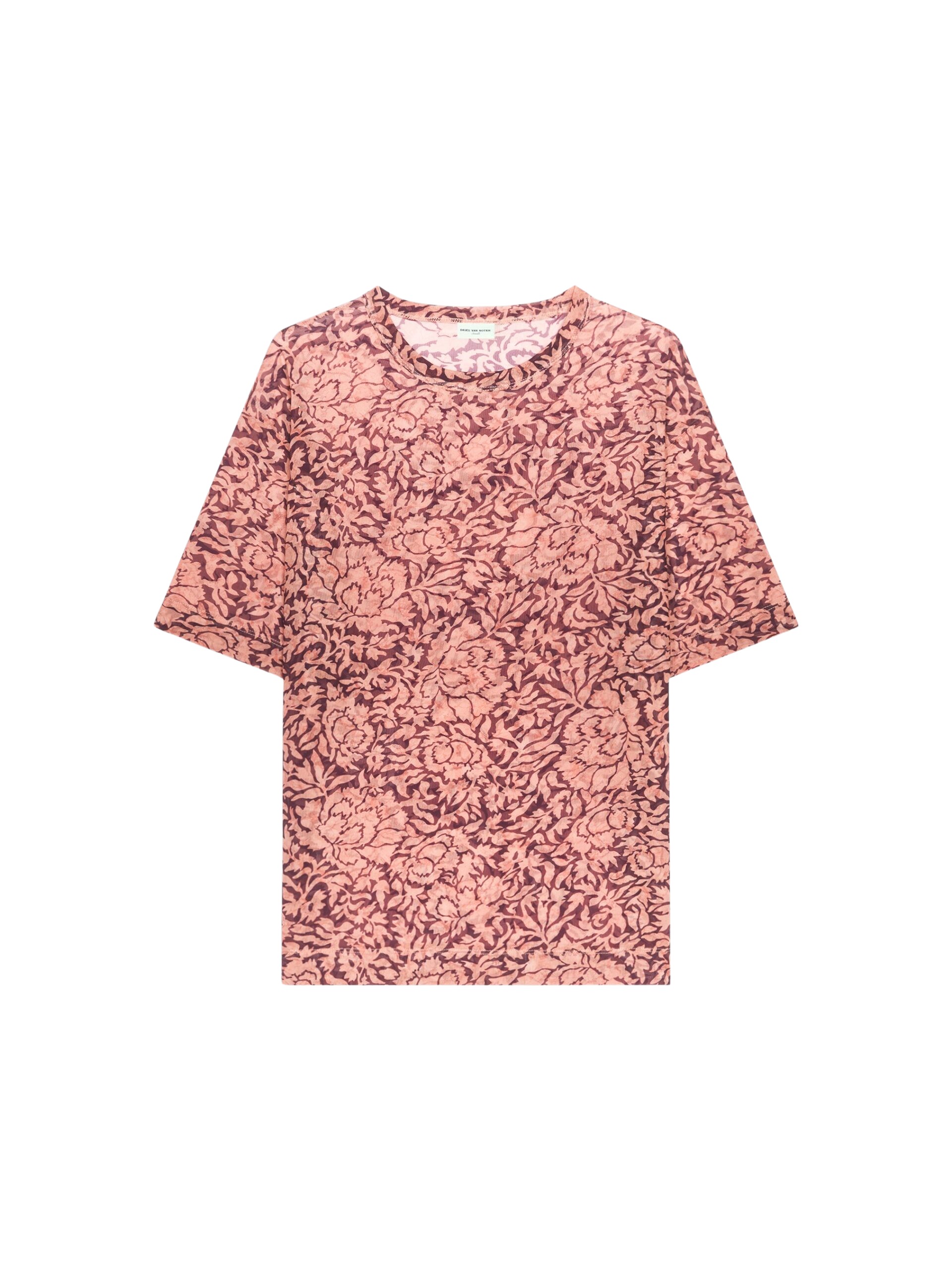 Dries Van Noten Sheer oversized tee Top