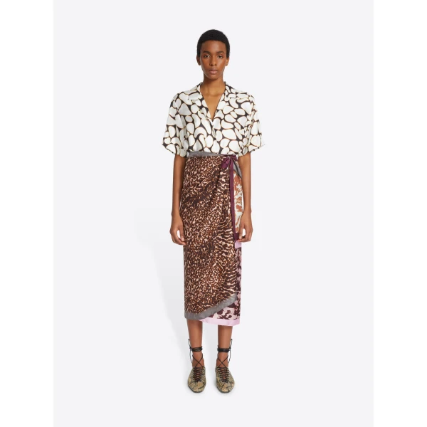 Dries Van Noten Silk short sleeve shirt, view 2