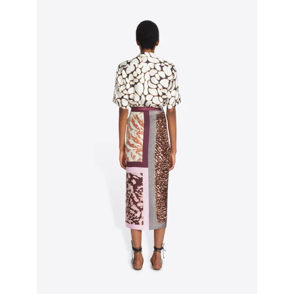 Dries Van Noten Silk short sleeve shirt, view 4