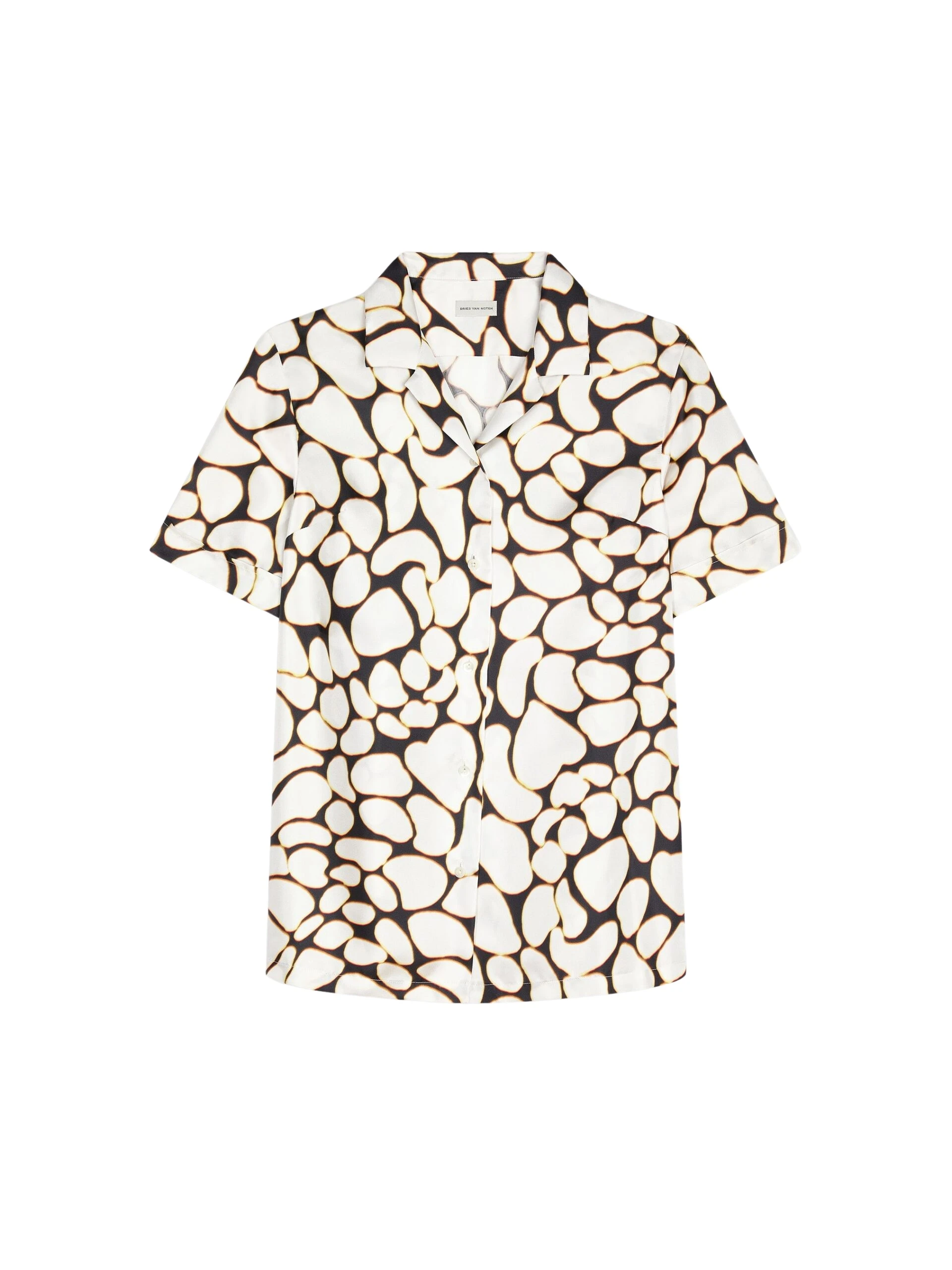 Silk short sleeve shirt