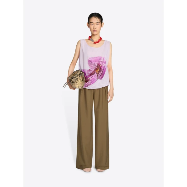 Dries Van Noten Silk tank top, view 2