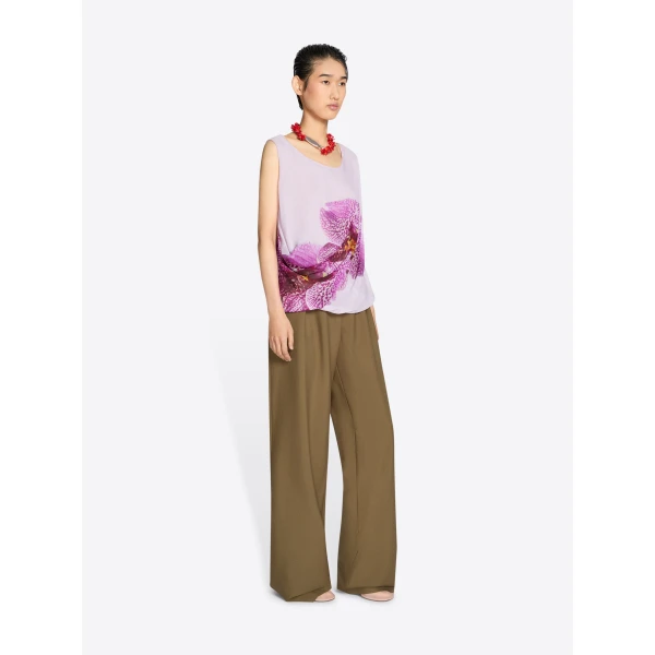 Dries Van Noten Silk tank top, view 3