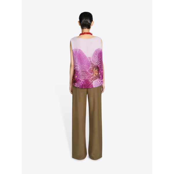 Dries Van Noten Silk tank top, view 4