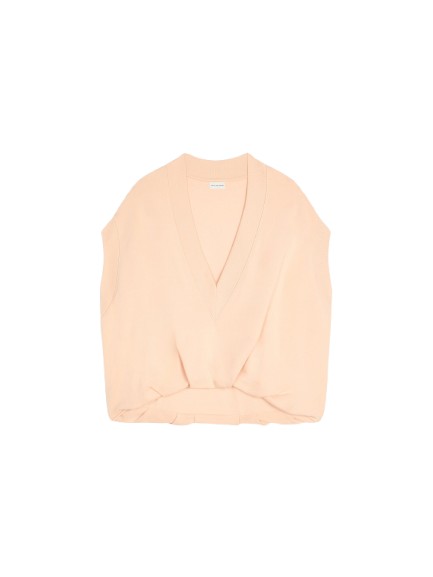 V-neck sweatshirt