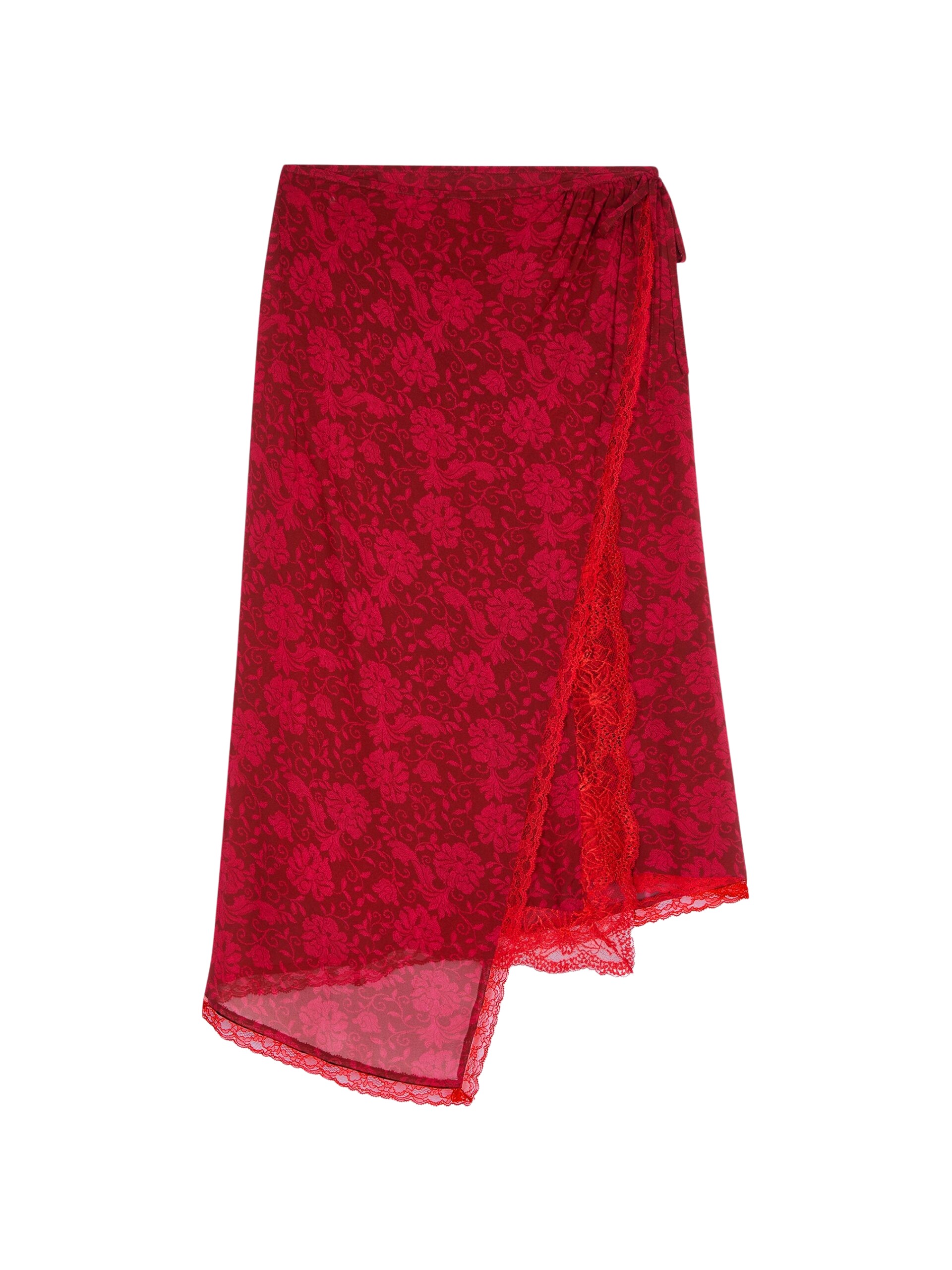 Dries Van Noten Viscose wrap skirt