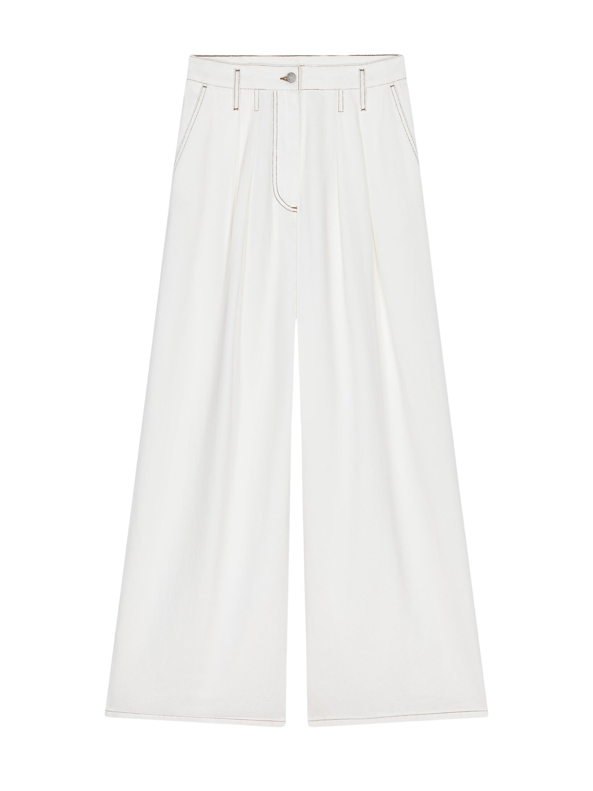 Dries Van Noten Wide pleated jeans