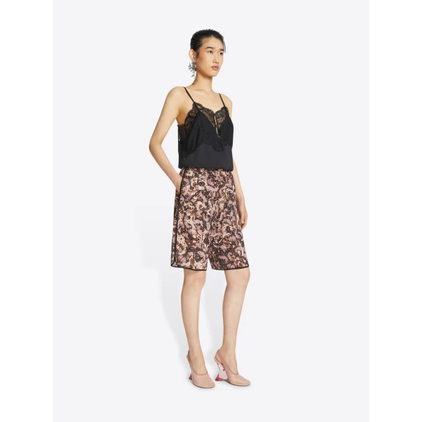 Dries Van Noten Wide printed shorts, view 3
