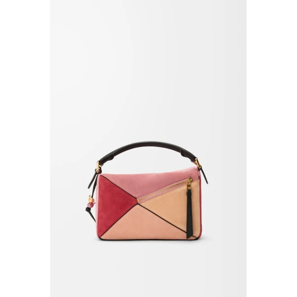 LOEWE Puzzle 10 FW15 Runway re-edition
in calfskin suede, view 5