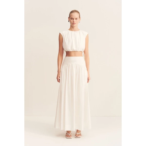 Shona Joy Cotton   Garden Party with relaxed fit and minimalist silhouette for Minimalist Fashion or Elegant Day Clothing