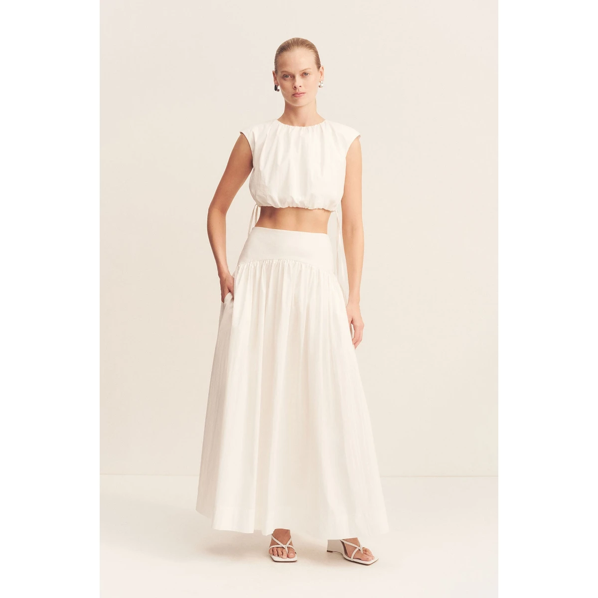 Shona Joy Cotton   Garden Party with relaxed fit and minimalist silhouette for Minimalist Fashion or Elegant Day Clothing
