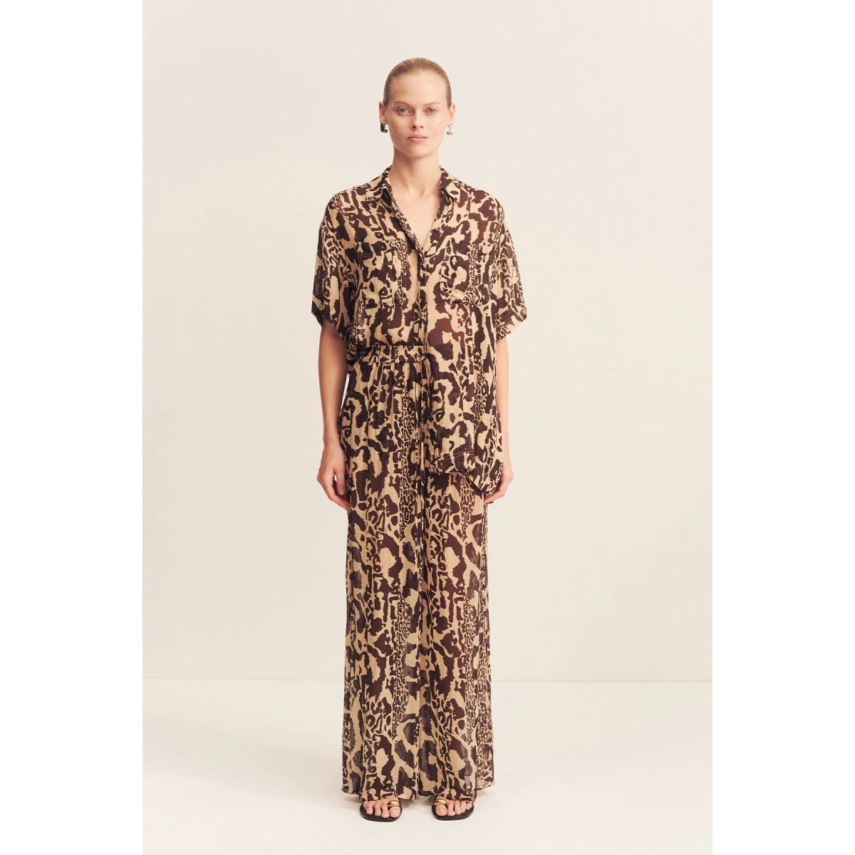 Shona Joy Animal Print   Garden Party with relaxed fit and minimalist silhouette for Minimalist Fashion or Elegant Day Clothing