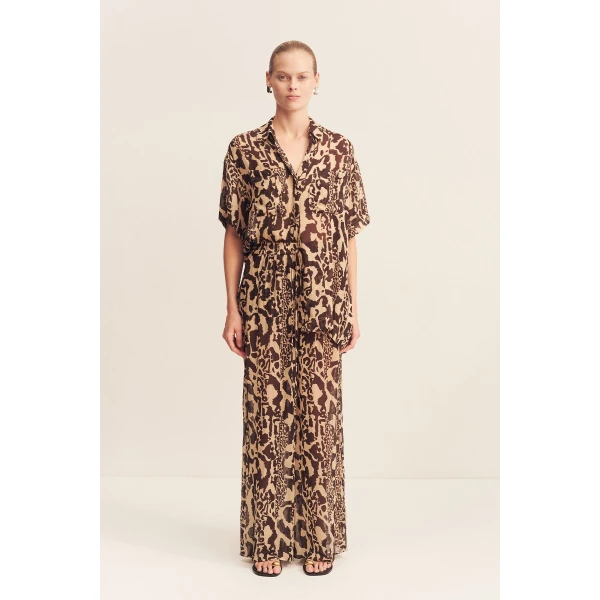 Shona Joy Animal Print   Garden Party with relaxed fit and minimalist silhouette for Minimalist Fashion or Elegant Day Clothing