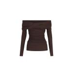Shona Joy Brown luxury Clothing from Coveti Marketplace
