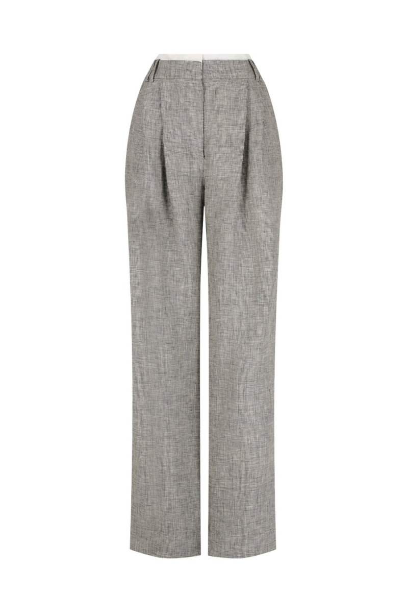Elliot Double Waist Band Pant - Concrete - Image 1