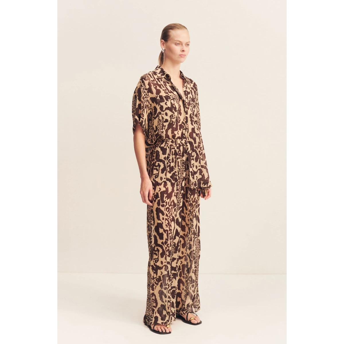 Shona Joy Animal Print   Garden Party with relaxed fit and minimalist silhouette for Minimalist Fashion or Elegant Day Clothing