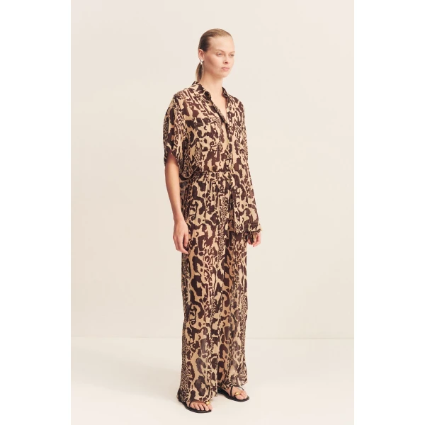 Shona Joy Animal Print   Garden Party with relaxed fit and minimalist silhouette for Minimalist Fashion or Elegant Day Clothing