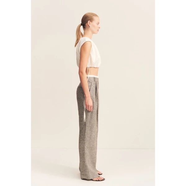 Elliot Double Waist Band Pant - Concrete - Image 5