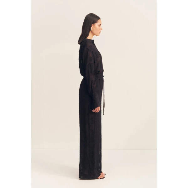 Bowery Drawstring Pant - Noir - Image 5