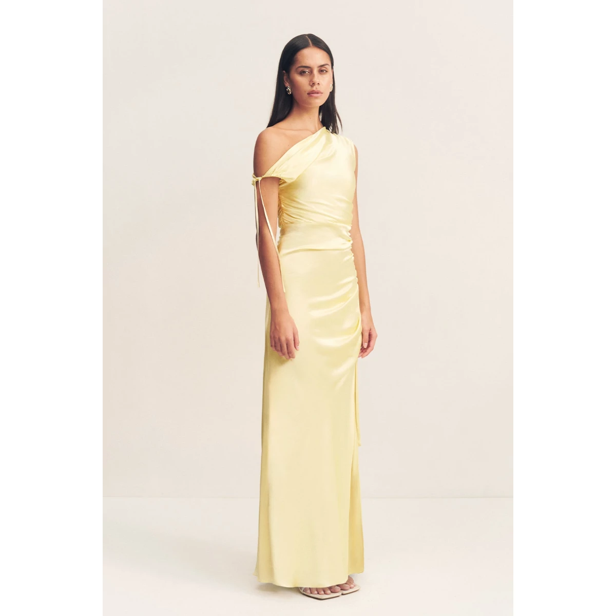 Shona Joy Satin Dress Maxi Dress  Garden Party with relaxed fit and minimalist silhouette for Minimalist Fashion or Elegant Day Clothing