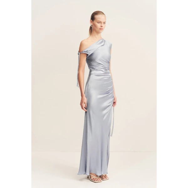 Shona Joy Satin Dress Maxi Dress  Garden Party with relaxed fit and minimalist silhouette for Minimalist Fashion or Elegant Day Clothing