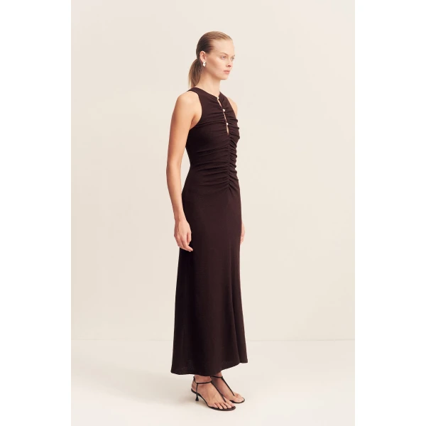 Shona Joy Cotton Maxi Dress  Garden Party with relaxed fit and minimalist silhouette for Minimalist Fashion or Elegant Day Clothing