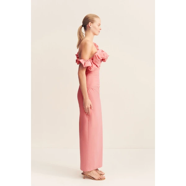 Shona Joy Cotton Maxi Dress  Garden Party with relaxed fit and minimalist silhouette for Minimalist Fashion or Elegant Day Clothing