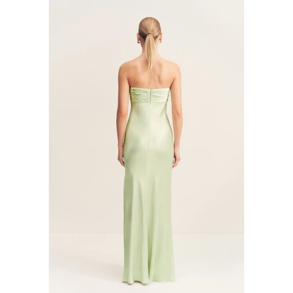 Shona Joy Satin Dress Maxi Dress  Garden Party with relaxed fit and minimalist silhouette for Minimalist Fashion or Elegant Day Clothing