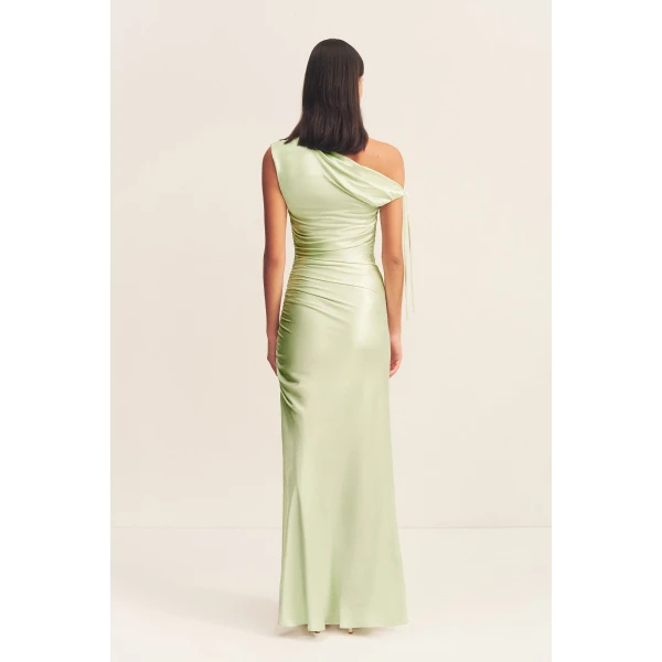 Shona Joy Satin Dress Maxi Dress  Garden Party with relaxed fit and minimalist silhouette for Minimalist Fashion or Elegant Day Clothing