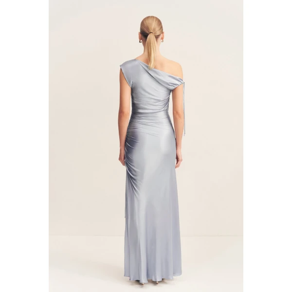 Shona Joy Satin Dress Maxi Dress  Garden Party with relaxed fit and minimalist silhouette for Minimalist Fashion or Elegant Day Clothing