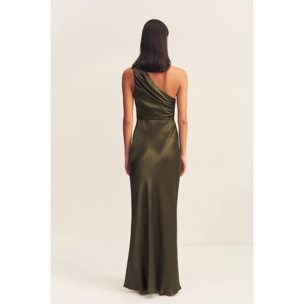 Shona Joy Satin Dress Maxi Dress  Garden Party with relaxed fit and minimalist silhouette for Minimalist Fashion or Elegant Day Clothing