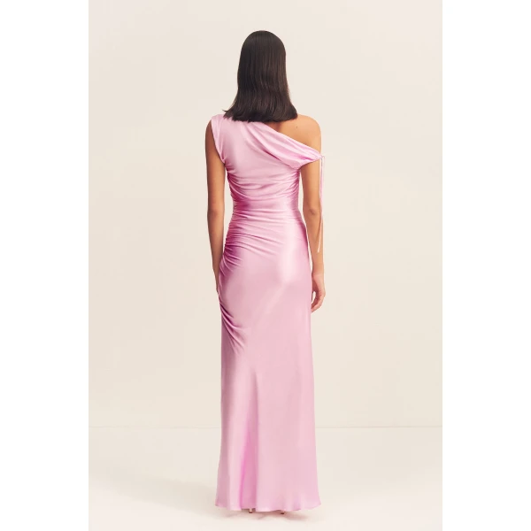 Shona Joy Satin Dress Maxi Dress  Garden Party with relaxed fit and minimalist silhouette for Minimalist Fashion or Elegant Day Clothing