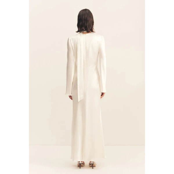 Shona Joy Satin Dress Maxi Dress  Garden Party with relaxed fit and minimalist silhouette for Minimalist Fashion or Elegant Day Clothing