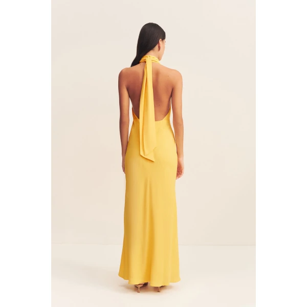 Shona Joy Satin Dress Maxi Dress  Garden Party with relaxed fit and minimalist silhouette for Minimalist Fashion or Elegant Day Clothing
