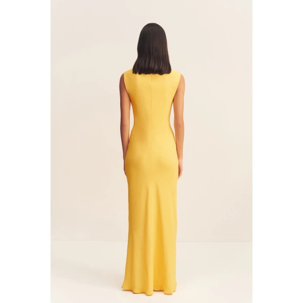 Shona Joy Satin Dress Maxi Dress  Garden Party with relaxed fit and minimalist silhouette for Minimalist Fashion or Elegant Day Clothing