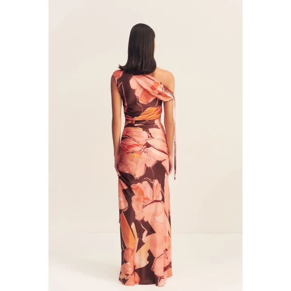 Shona Joy Silk Dress Maxi Dress  Garden Party with relaxed fit and minimalist silhouette for Minimalist Fashion or Elegant Day Clothing